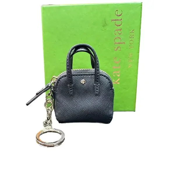 Kate Spade - Maise Mini Purse keychain, black - Picture 5 of 7